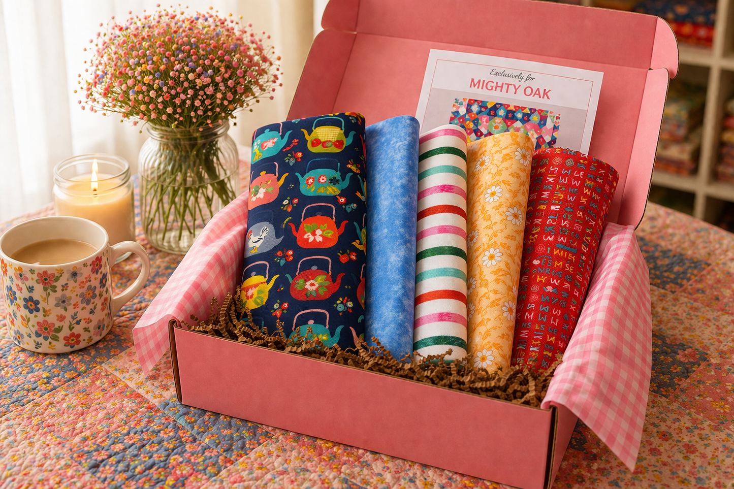 π³ Mighty Oak Box - Fabric Subscription