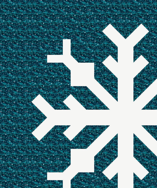 Winter's Day - Snowflake Quilt Kit