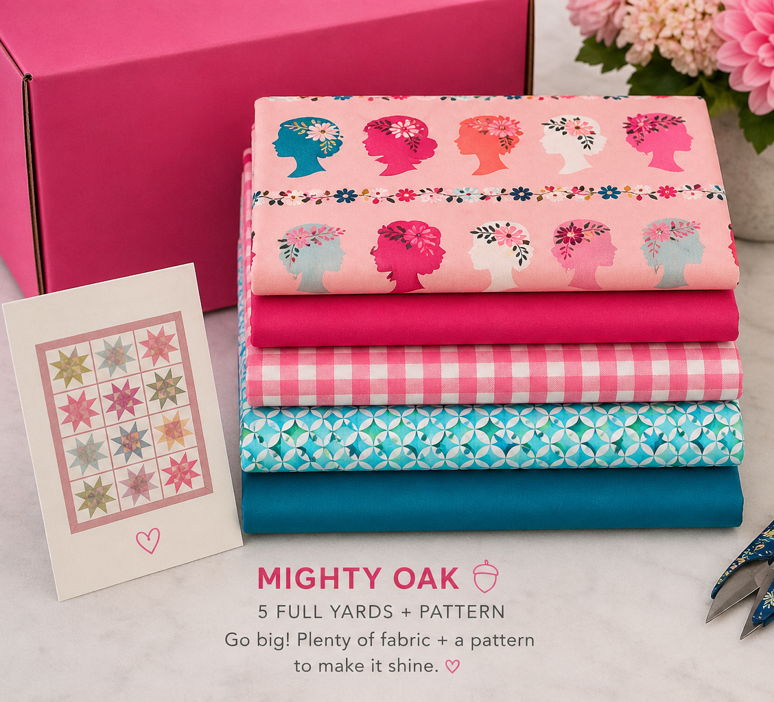 🌳 Mighty Oak Box - Fabric Subscription