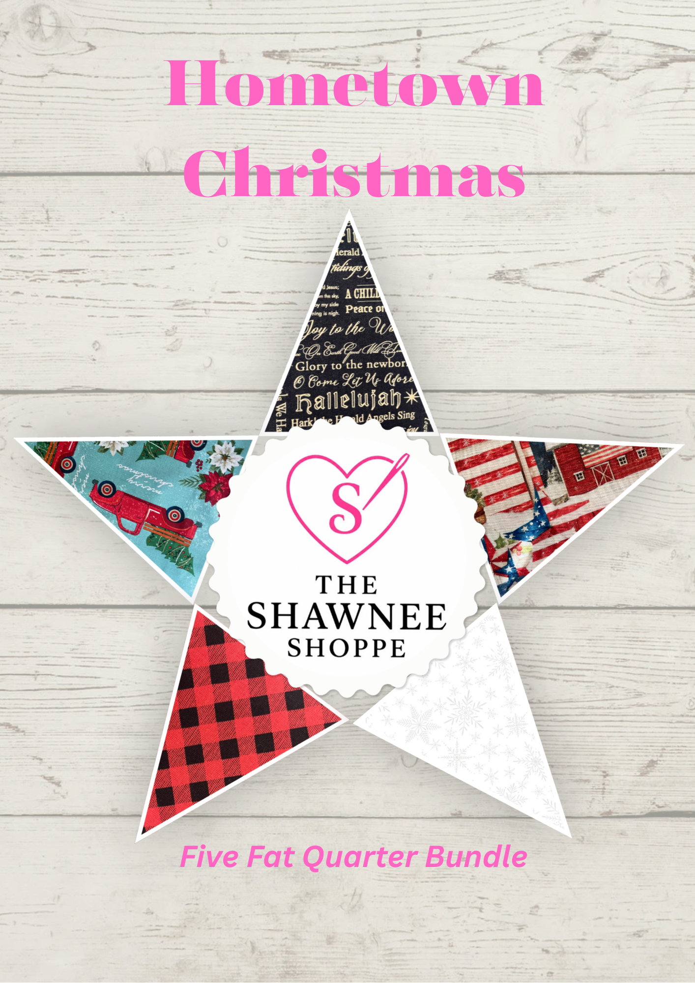 Hometown Christmas Fat Quarter Bundle