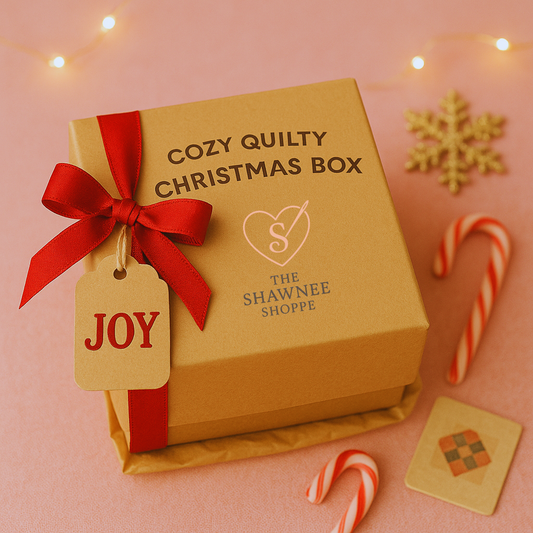 Cozy Quilty Christmas Box - JOY Edition