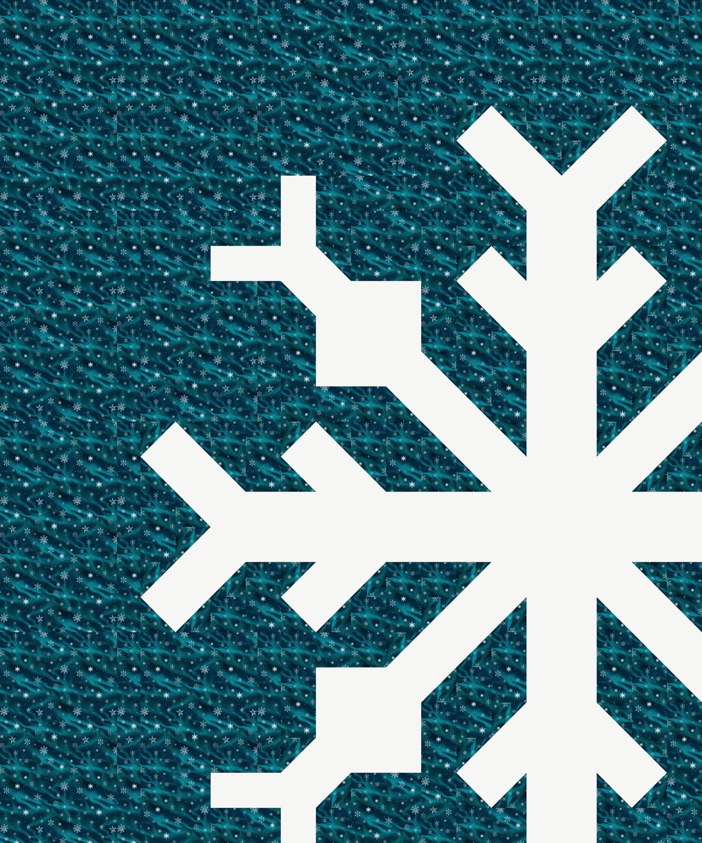 Winter's Day - Snowflake Quilt Kit