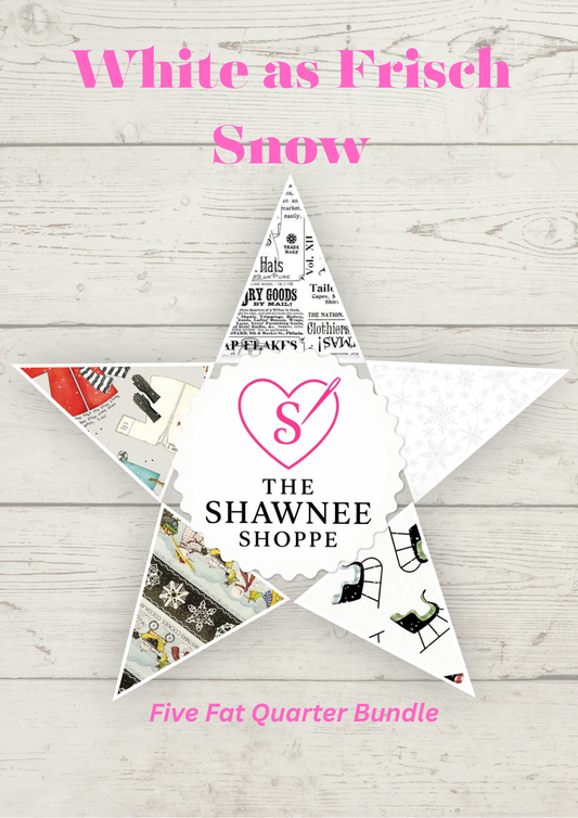 White as (Frisch) Snow Fat Quarter Bundle